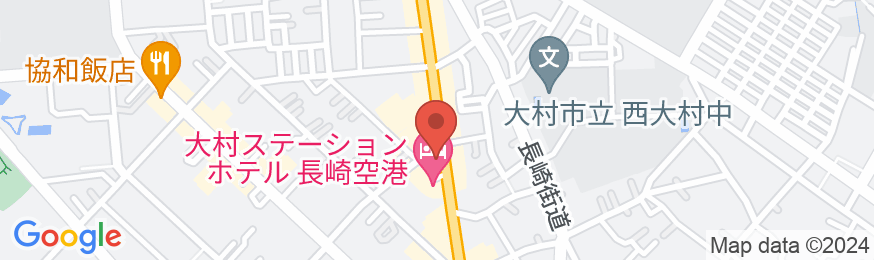 大村ステーションホテル長崎空港の地図