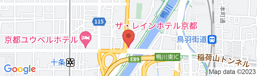 THE REIGN HOTEL KYOTOの地図