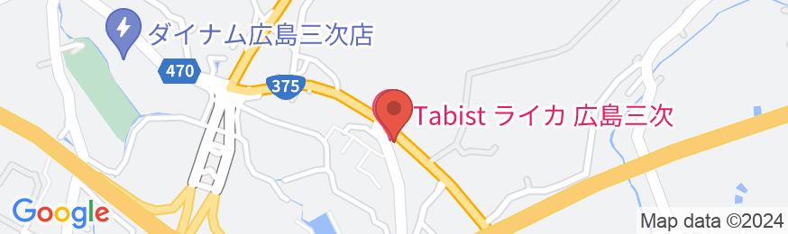 Tabist ライカ 広島三次の地図