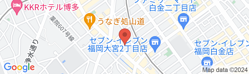 ランドーホテル福岡アネックスの地図