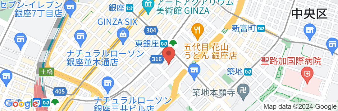 アゴーラ 東京銀座の地図