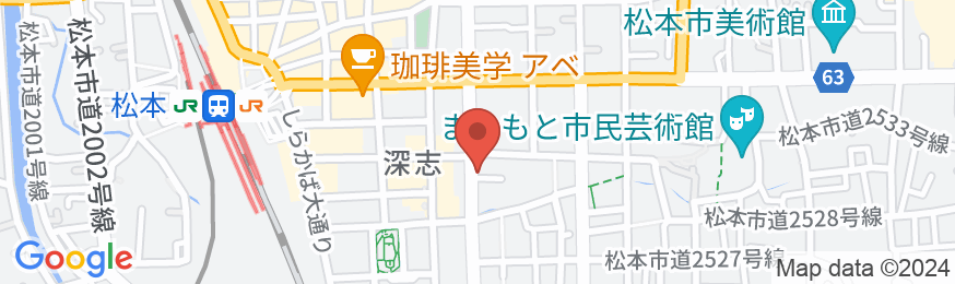SA inn 松本駅東の地図