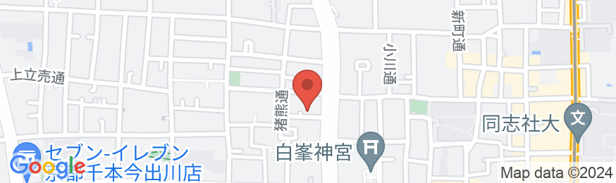 西陣 藤田の地図
