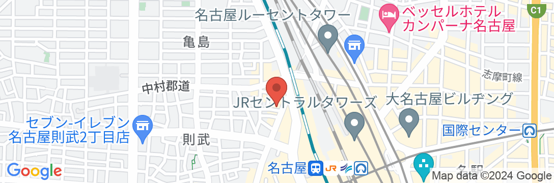 アパホテル〈名古屋駅前北〉の地図