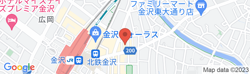 金沢セントラルホテル(東館)の地図