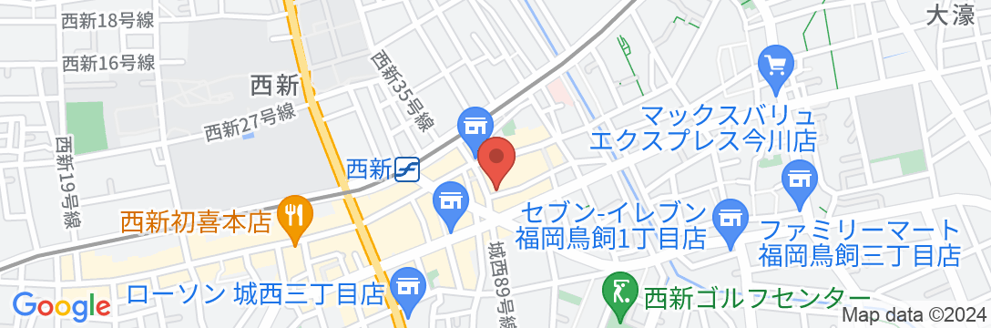 AMP FLAT Nishijin 3の地図