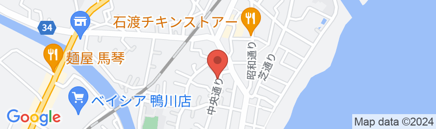 鴨川ステーションホテル-HANAYA 和み館-の地図