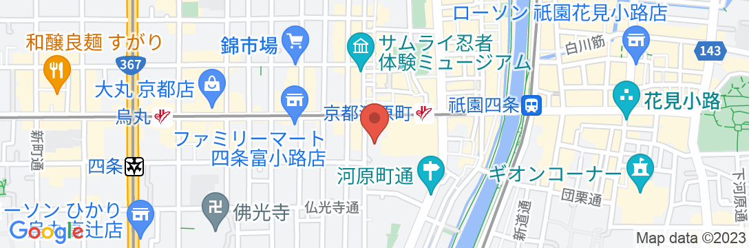 三井ガーデンホテル京都河原町浄教寺の地図