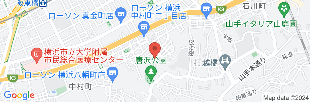 横浜ザ・アパートメントの地図