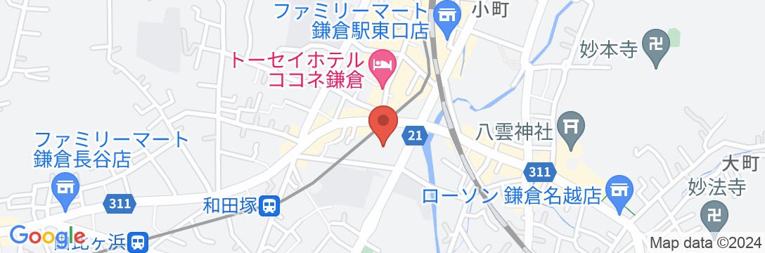 鎌倉ハウスの地図