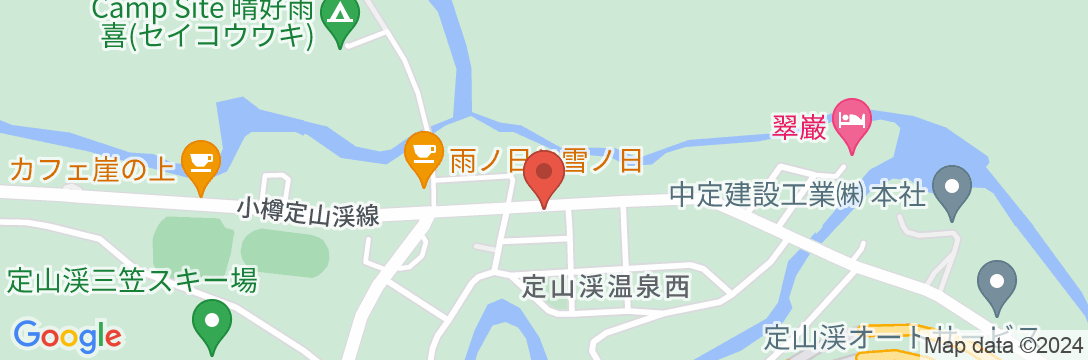 SAKURA定山渓 膳の地図