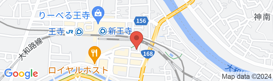 東横INN奈良王寺駅南口の地図