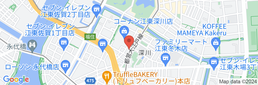 Prime Suites Tokyoの地図