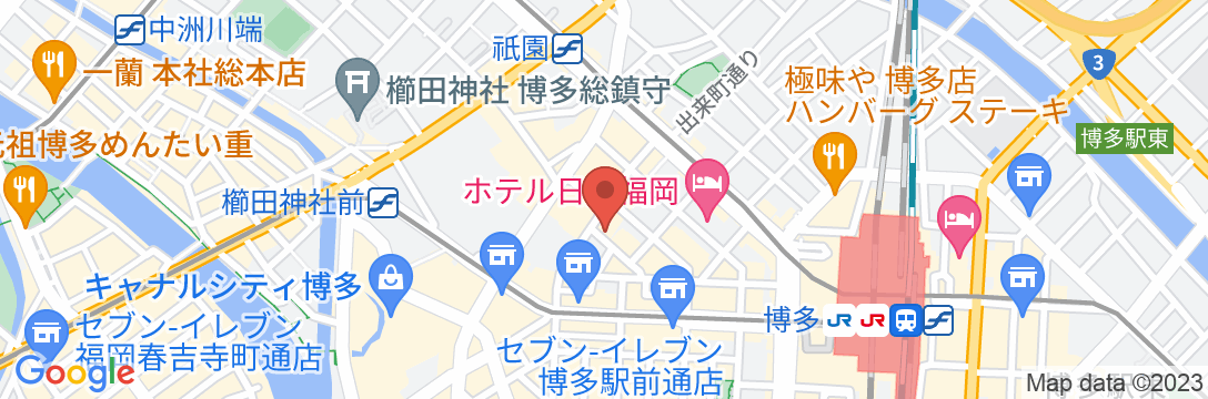 BUNSHODO HOTELの地図
