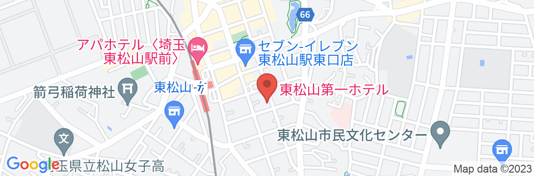 東松山第一ホテルの地図