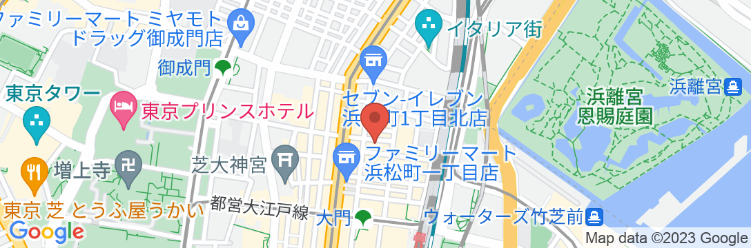 レジデンシャルホテル 東武ハイライン大門201の地図