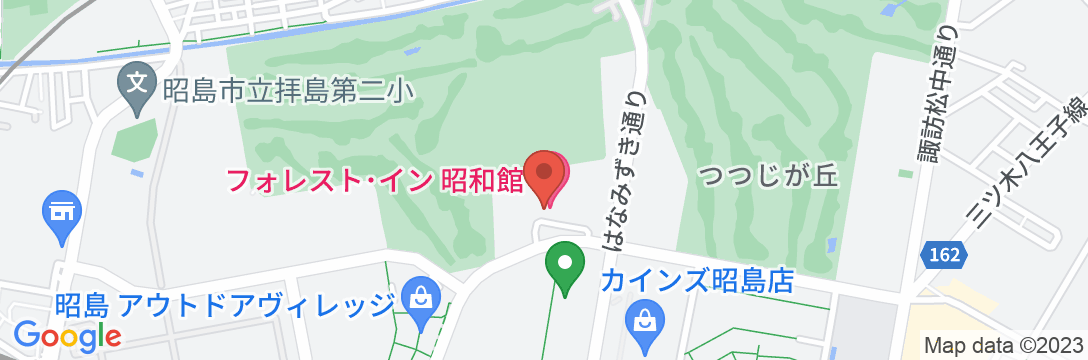 フォレスト・イン昭和館(オークラホテルズ&リゾーツ)の地図