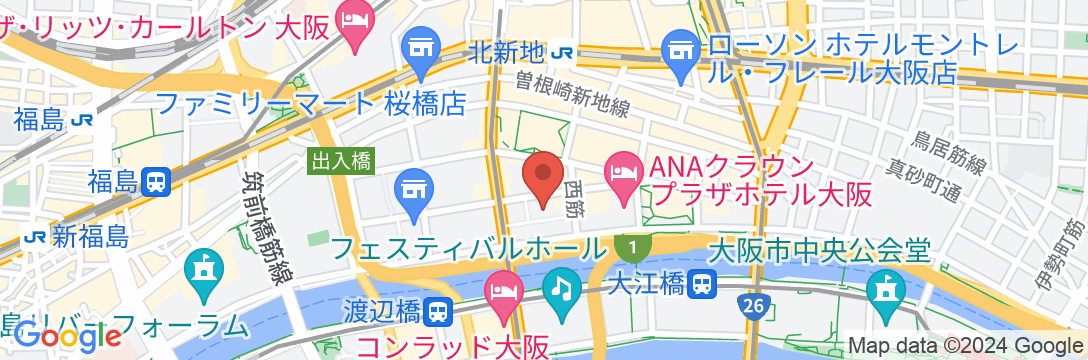 Zentis Osaka(ゼンティス大阪)の地図
