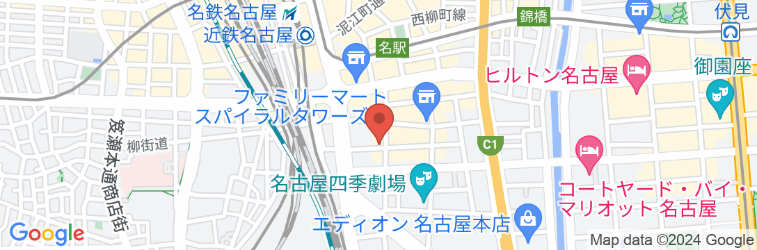くれたけインプレミアム名駅南の地図
