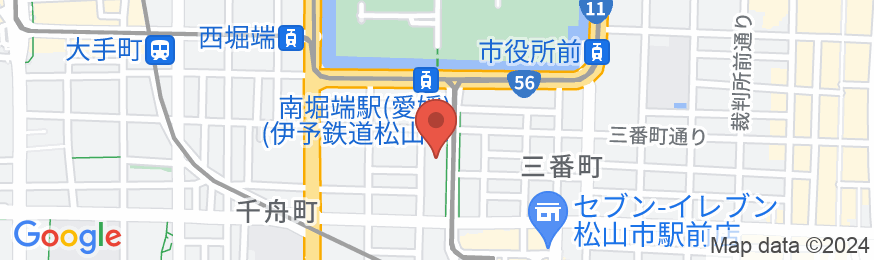 コンフォートホテル松山の地図