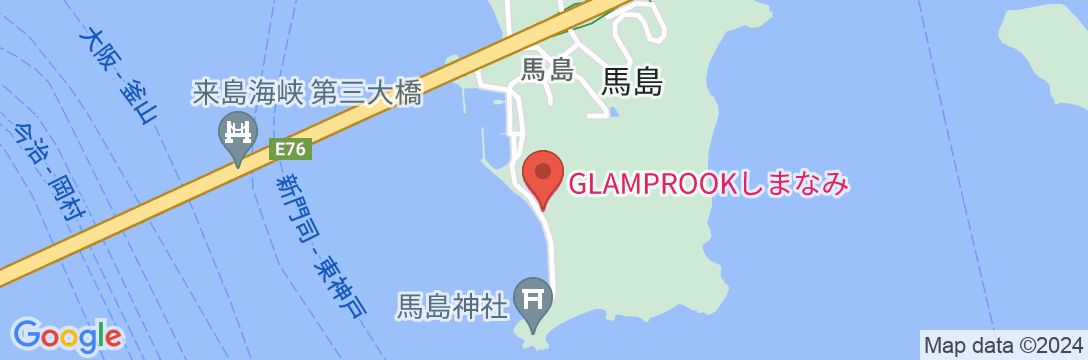 GLAMPROOKしまなみ(グランルーク)の地図