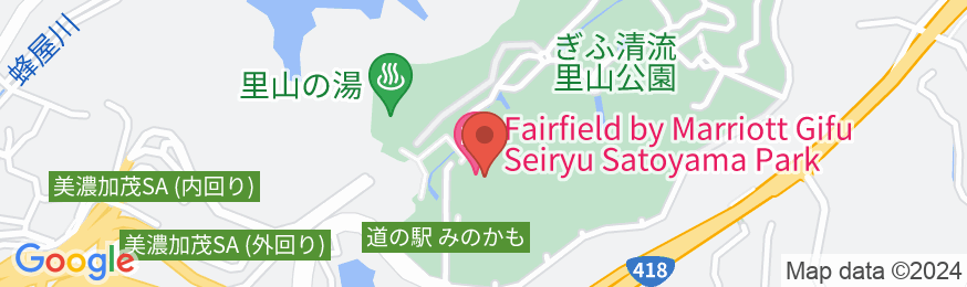フェアフィールド・バイ・マリオット・岐阜清流里山公園の地図