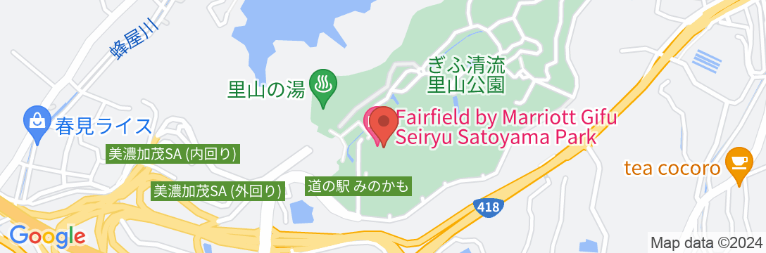 フェアフィールド・バイ・マリオット・岐阜清流里山公園の地図