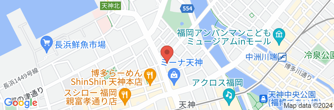 ヒット天神(HIT Tenjin)の地図
