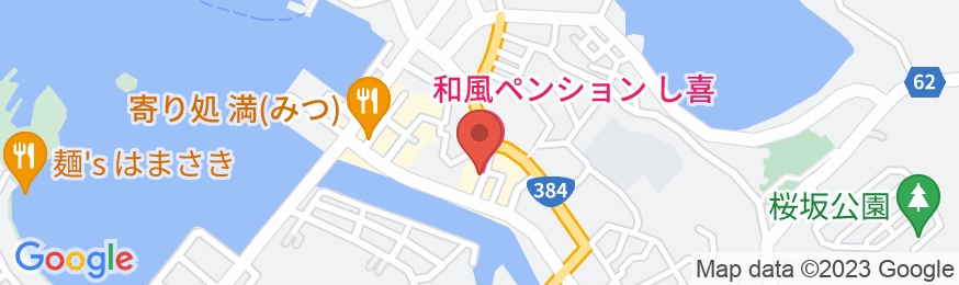 和風ぺんしょん し喜<五島・中通島>の地図