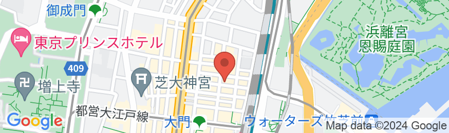 BAY HOTEL東京浜松町の地図