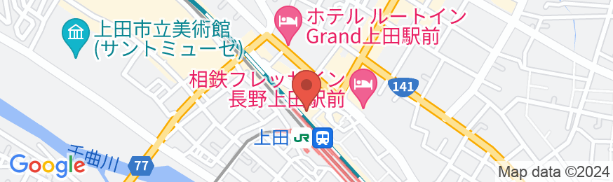 Tabist 上田ステーションホテルの地図