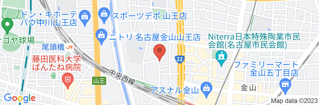 東横INN名古屋金山の地図