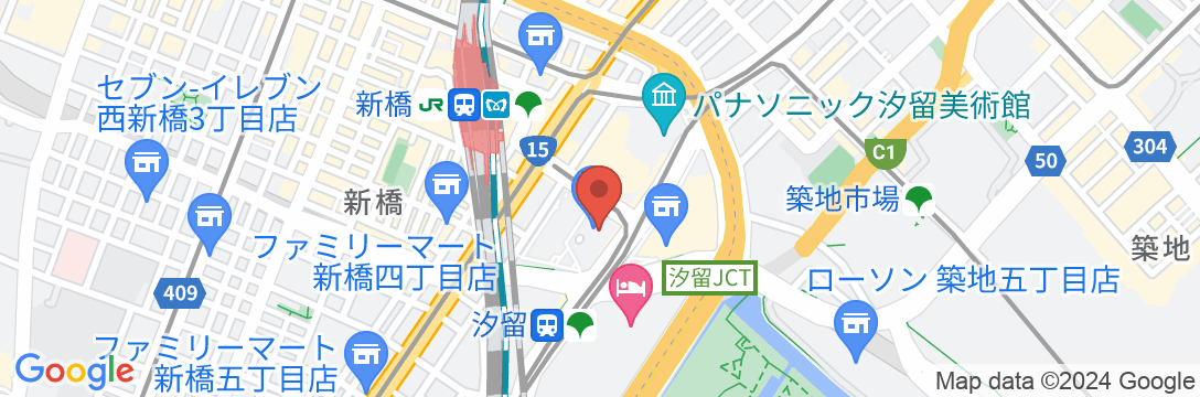 ザ ロイヤルパークホテル アイコニック 東京汐留の地図