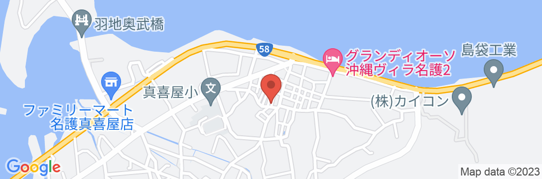 Hana-Re-Sort 名護の地図