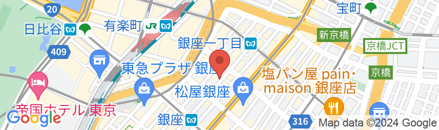 MUJI HOTEL GINZAの地図