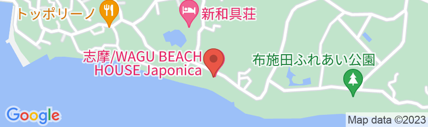 WAGU BEACH HOUSE JAPONICAの地図