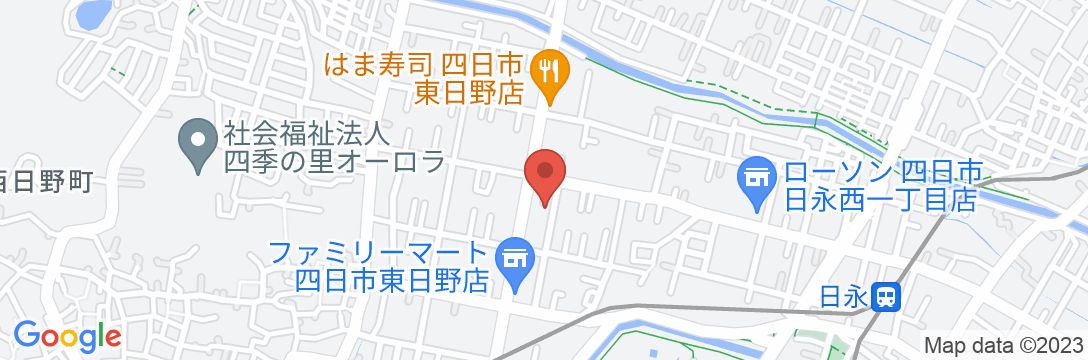 Yokkaichi Higashihino Hotelの地図