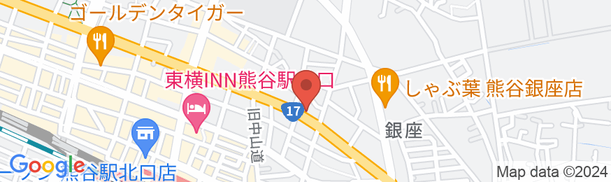 マロウドイン熊谷の地図