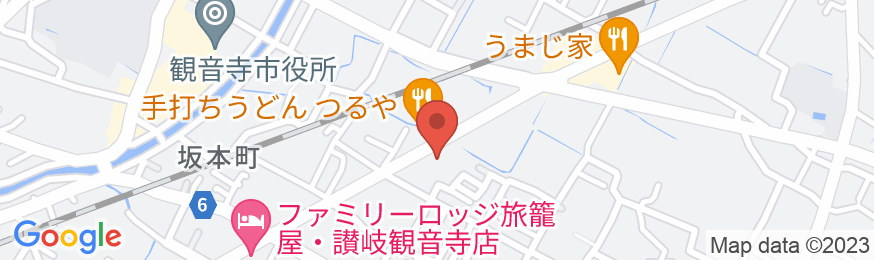 ホテル シェトワ 観音寺の地図