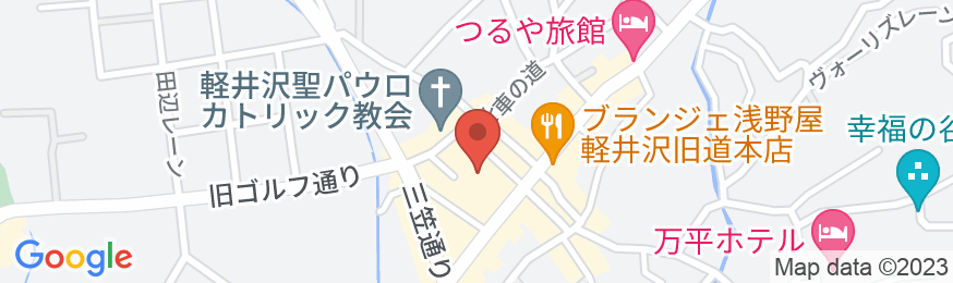 HOTEL KARUIZAWA CROSSの地図