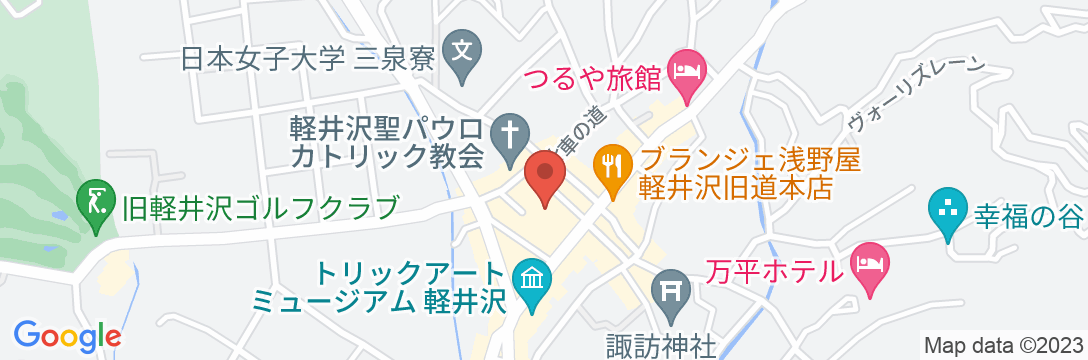 HOTEL KARUIZAWA CROSSの地図