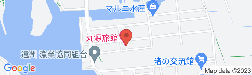 丸源旅館の地図