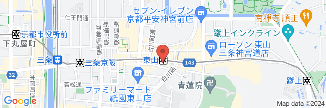 雲町屋 白川 KumoMachiya Shirakawaの地図