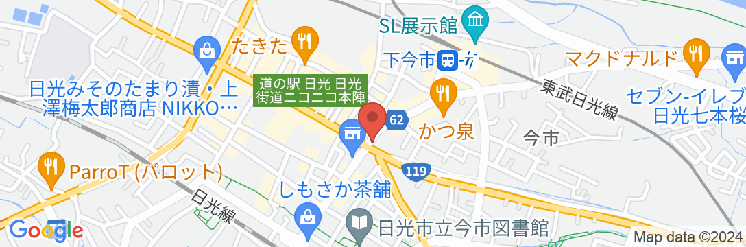 ホテル村上の地図
