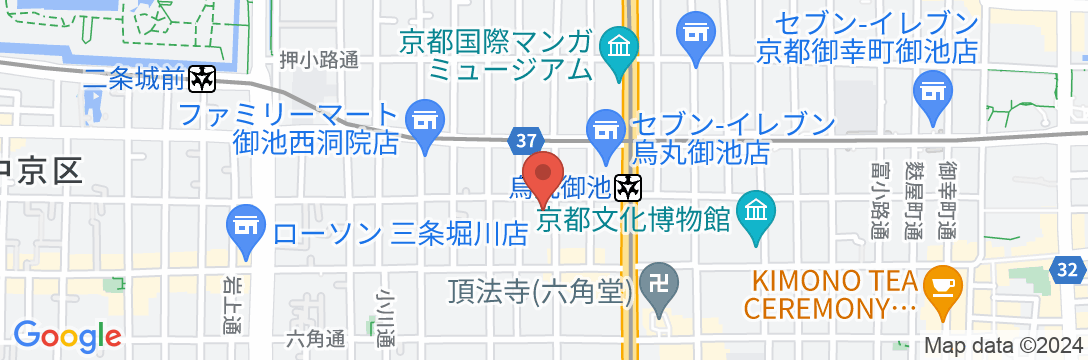 THE HIRAMATSU 京都の地図