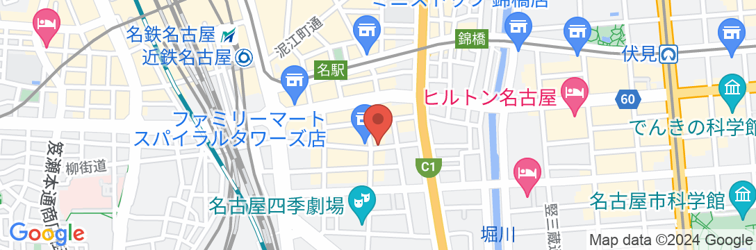 コンフォートホテル名古屋名駅南の地図