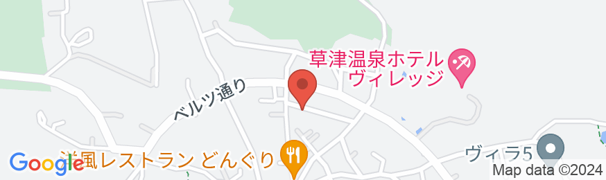 草津温泉 エスコートアライペンションの地図