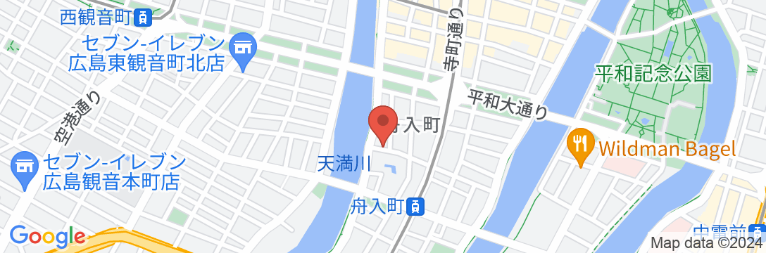 ホテルリブマックス広島舟入町リバーサイドの地図