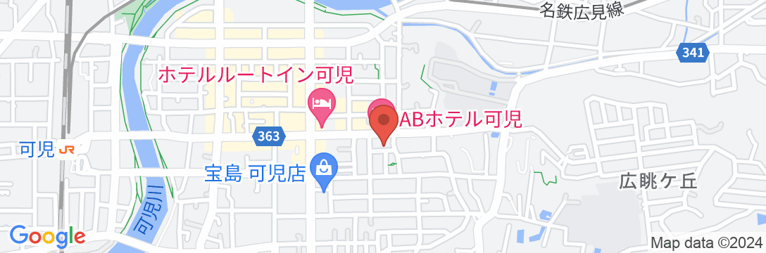 ABホテル可児の地図