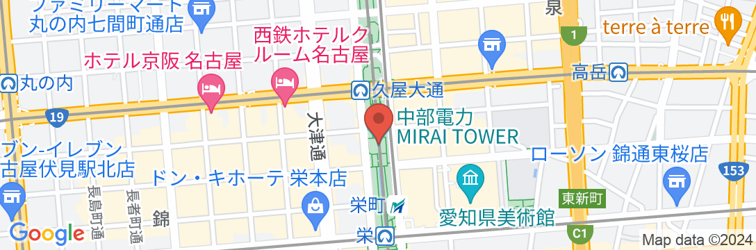 ザ タワーホテル ナゴヤの地図